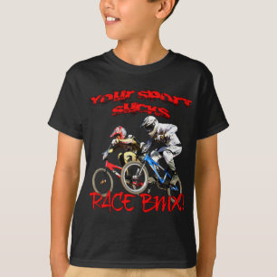 Camiseta ¡Su deporte chupa! Raza BMX