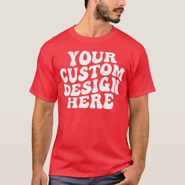 Camiseta Su diseño personalizado aquí (Anverso)