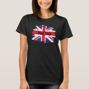 Camiseta Su divertida bandera británica