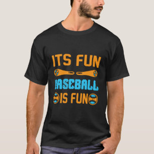 Camiseta Su divertido béisbol es el divertido diseño de cam