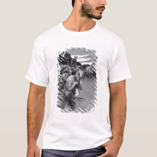 Camiseta Su ejército rompió para arriba llorar y el sobbing