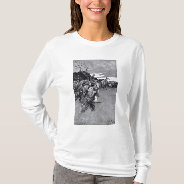 Camiseta Su ejército rompió para arriba llorar y el sobbing (Anverso)