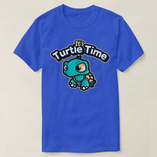 Camiseta Su época de tortuga (Diseño del anverso)