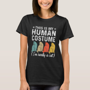 Camiseta Su Es Mi Disfraz Humano. Soy Realmente Un Hal Retr