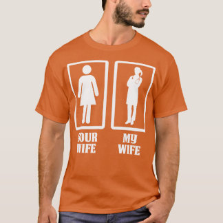 Camiseta Su esposa Mi Médica Esposa Médica regalo Médica T