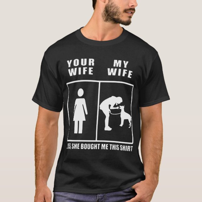 Camiseta su esposa y mi esposa (Anverso)
