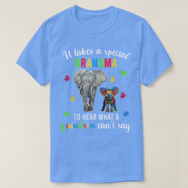 Camiseta Su familia de concientización sobre el autismo de  (Diseño del anverso)