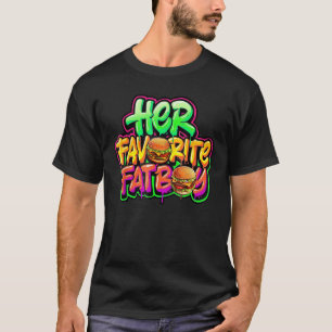 Camiseta Su Fatboy favorito Hamburger Funny Fatboy
