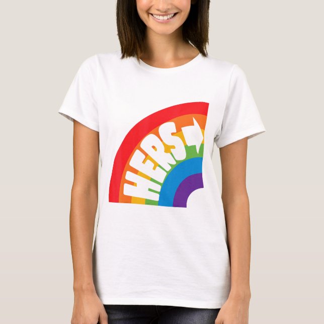 Camiseta Su flecha arco iris (Anverso)