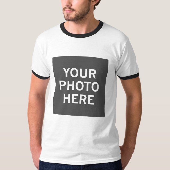 Camiseta Su foto aquí (Anverso)