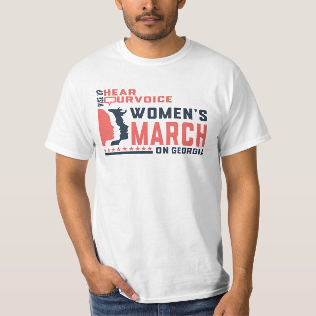 Camiseta Su fuerza - Marcha por el cambio en GEORGIA (Anverso)