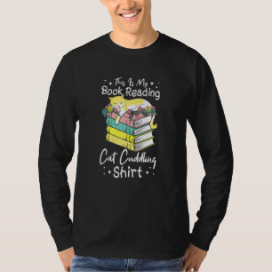 Camiseta Su Gato de Acariciar Leyendo Mi Libro
