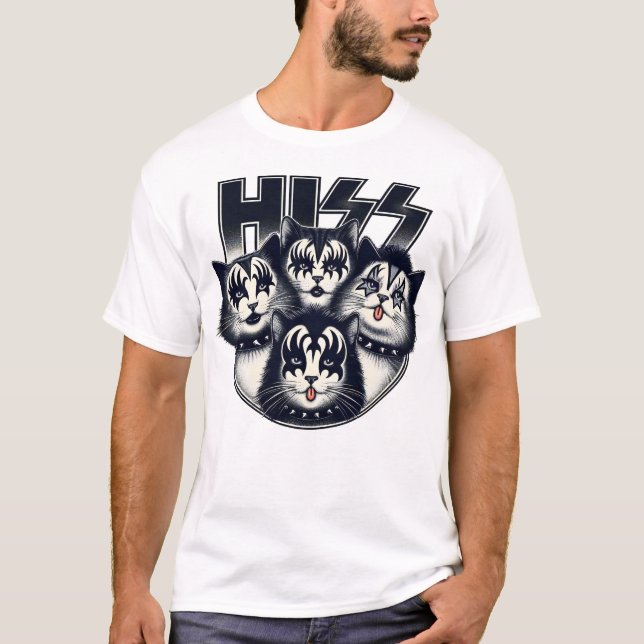 Camiseta Su gato gracioso (Anverso)