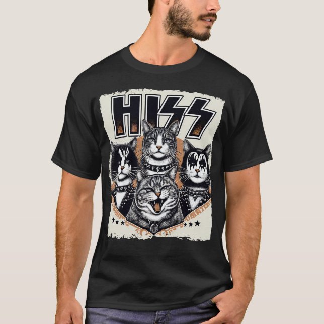 Camiseta Su gato gracioso (Anverso)
