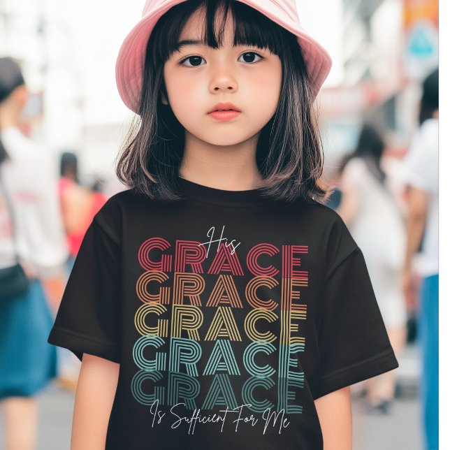Camiseta Su Gracia es Suficiente - Jesús Evangelio para Chi (Subido por el creador)