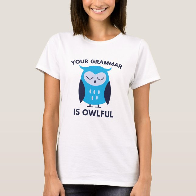 Camiseta Su gramática es obvia (Anverso)