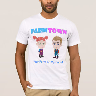 Camiseta ¿Su granja o mi granja?
