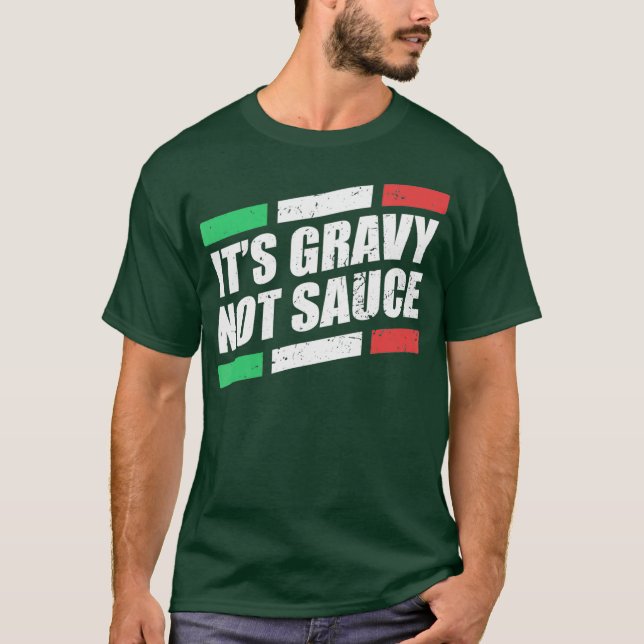 Camiseta Su Grave No Salsa Pasta Italiana De Cocina Cociner (Anverso)