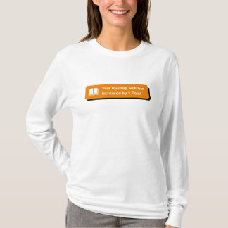 Camiseta Su habilidad para leer ha aumentado