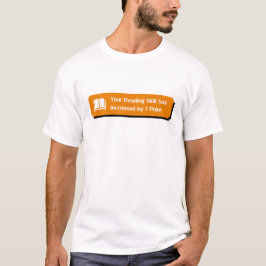 Camiseta Su habilidad para leer ha aumentado