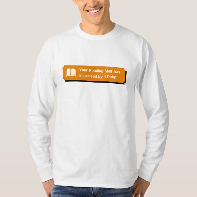Camiseta Su habilidad para leer ha aumentado (Anverso)