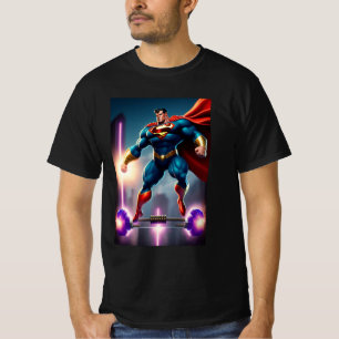 Camiseta Su héroe interior con elevador de fuerza y latigaz