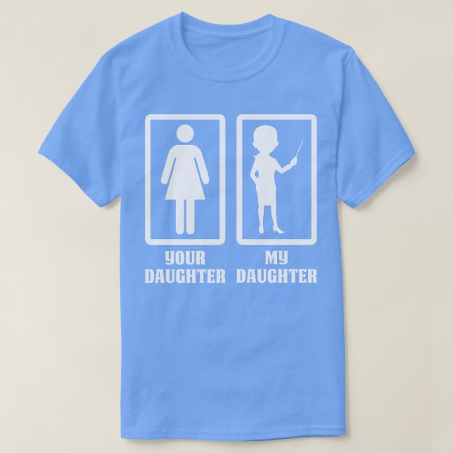 Camiseta Su Hija Mi Hija Docente Orgullosa Profesora T (Diseño del anverso)