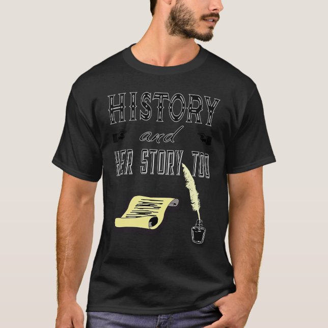 Camiseta Su historia para la profesora de carrera de Histor (Anverso)