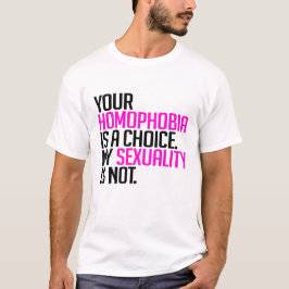 Camiseta Su homofobia es una opción