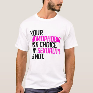 Camiseta Su homofobia es una opción
