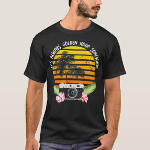 Camiseta Su Hora de Oro - Fotografía de cámara de época tro