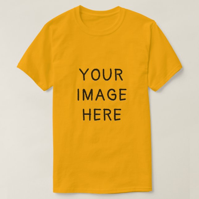 Camiseta Su imagen aquí - Foto Personalizado (Diseño del anverso)