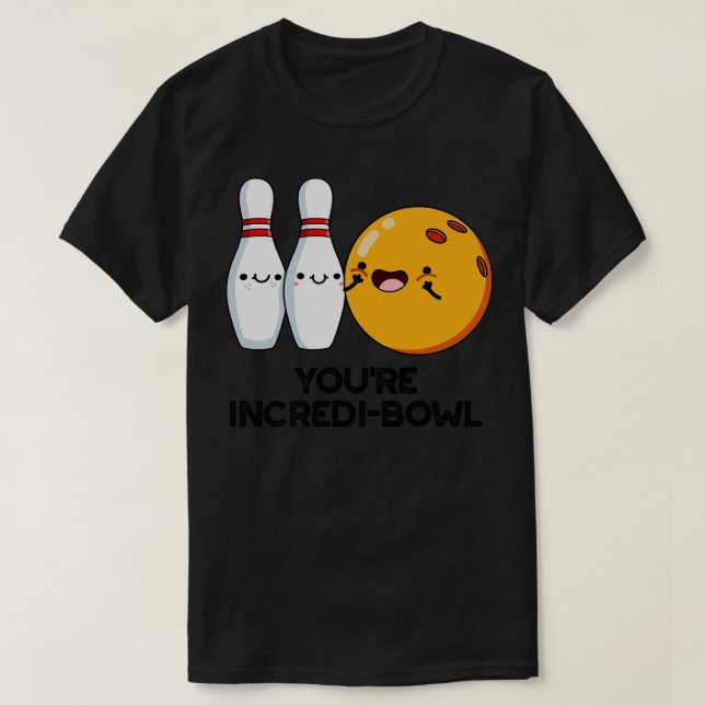 Camiseta Su Incredibowl Cute Bowling Pun (Diseño del anverso)