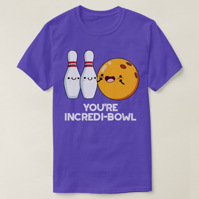 Camiseta Su Incredibowl Cute Bowling Pun 1 (Diseño del anverso)