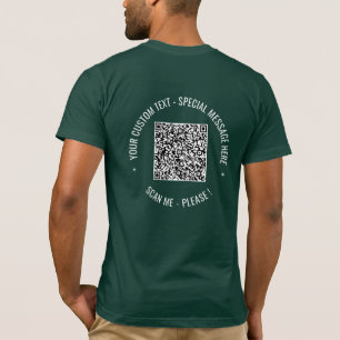 Camiseta Su información de exploración de código QR y camis