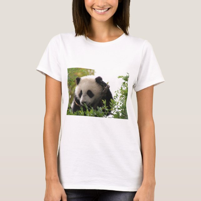 Camiseta Su Lin, cachorro de oso de panda gigante en el (Anverso)