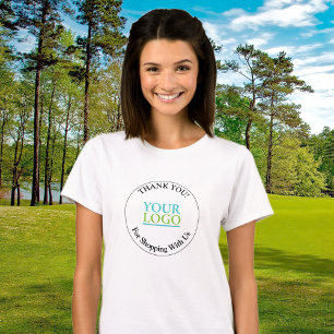 Camiseta Su Logo, Gracias Por Comprar Con Nosotros, Círculo