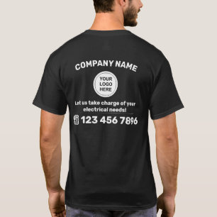 Camiseta Su logotipo aquí Electric Service Brands Workwear 