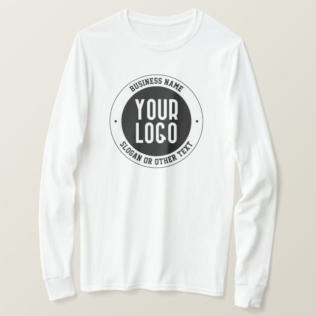 Camiseta Su logotipo o diseño profesional | Texto editable  (Anverso del diseño)