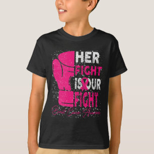 Camiseta Su lucha contra el cáncer de mama es nuestra lucha