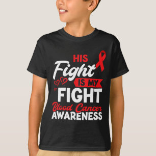 Camiseta Su lucha contra el cáncer de sangre Conciencia sob