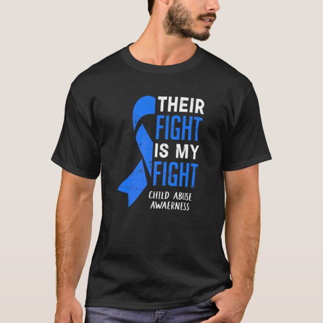 Camiseta Su lucha contra el maltrato infantil abril B (Anverso)