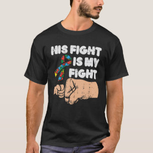 Camiseta Su lucha contra el puño frena el autismo