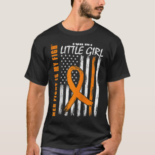 Camiseta Su lucha contra la leucemia de la niña pequeña Con