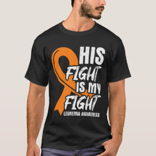 Camiseta Su lucha contra la leucemia y la leucemia