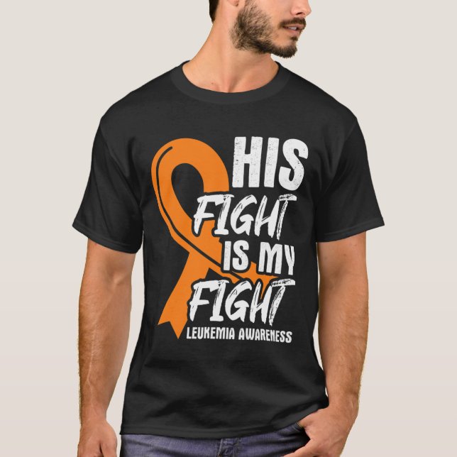 Camiseta Su lucha contra la leucemia y la leucemia (Anverso)