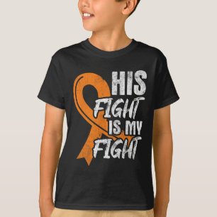 Camiseta Su lucha contra la leucemia y la leucemia cerebral