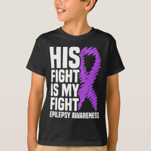 Camiseta Su Lucha Es Consciente De Mi Epilepsia De Cinta Pú