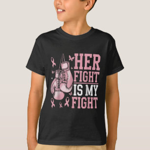 Camiseta Su Lucha Es Consciente Del Cáncer De Mama Rosa