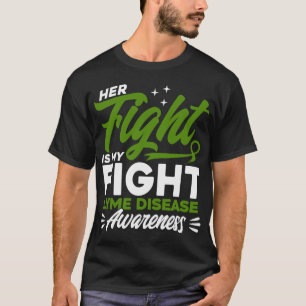 Camiseta Su Lucha Es Graciosa Para Conciencia De Mi Enferme